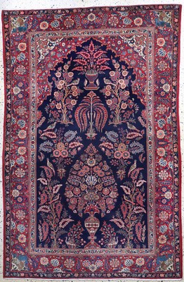 Image Keschan Kork fein, Persien, um 1900, Korkwolle auf Baumwolle, ca. 202 x 135 cm, EHZ: 2, ...
