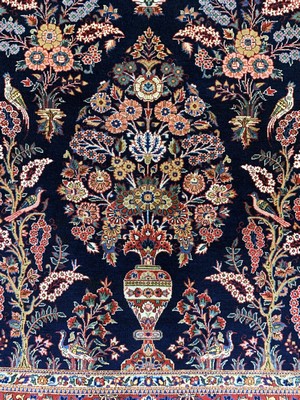 27008047c - Keschan Kork fein, Persien, um 1900, Korkwolle auf Baumwolle, ca. 202 x 135 cm, EHZ: 2, ...