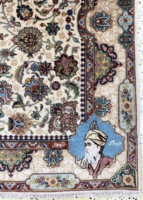 27008049a - Täbriz fein Persien, ´Abbildung von Hafiz,Saadi,Ferdosi und Avicenna´, um 1950-1960, ...