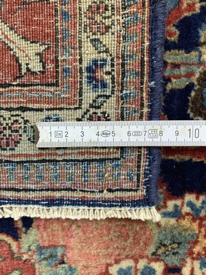 27008056g - Keschan Kork fein antik, Persien, um 1900, Korkwolle auf Baumwolle, ca. 200 x 136 cm, ...