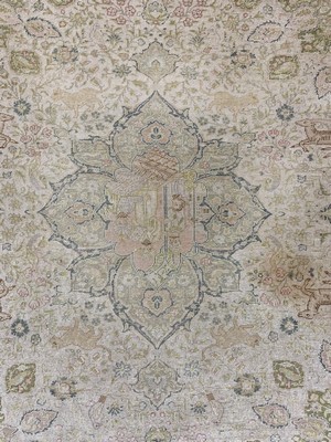 27008058c - Antiker Panderma Flosch, Türkei, um 1900, merzerisierte Baumwolle, ca. 150 x 150 cm, ...