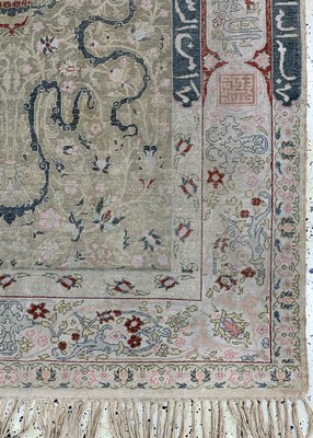 27008059a - Antiker Panderma, Türkei, um 1900, merzerisierte Baumwolle, ca. 195 x 142 cm, EHZ: 2