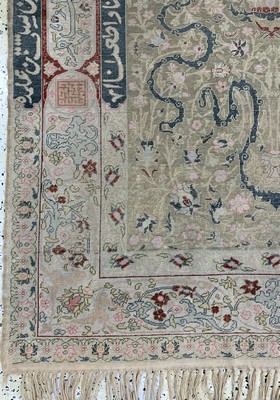 27008059b - Antiker Panderma, Türkei, um 1900, merzerisierte Baumwolle, ca. 195 x 142 cm, EHZ: 2