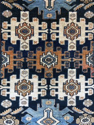 27008061c - Antiker Hamadan, Persien, um 1900, Wolle auf Baumwolle, ca. 200 x 138 cm, EHZ: 2, ...