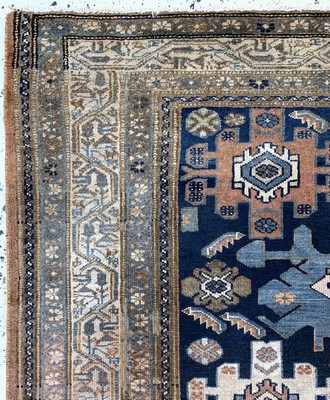 27008061d - Antiker Hamadan, Persien, um 1900, Wolle auf Baumwolle, ca. 200 x 138 cm, EHZ: 2, ...