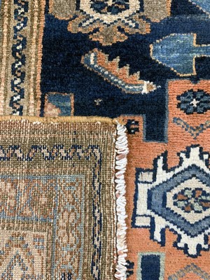 27008061g - Antiker Hamadan, Persien, um 1900, Wolle auf Baumwolle, ca. 200 x 138 cm, EHZ: 2, ...