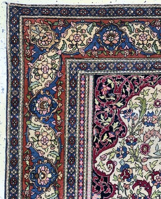 27008067d - Esfahan´Ahmad´antik, Persien, um 1900, Wolle auf Baumwolle, ca. 195 x 140 cm, EHZ: ...