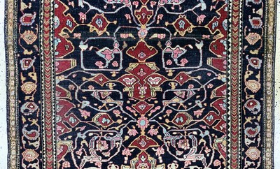 27008093b - Antiker Teheran, Persien, um 1900, Wolle auf Baumwolle, ca. 194 x 132 cm, EHZ: 2-3, ...