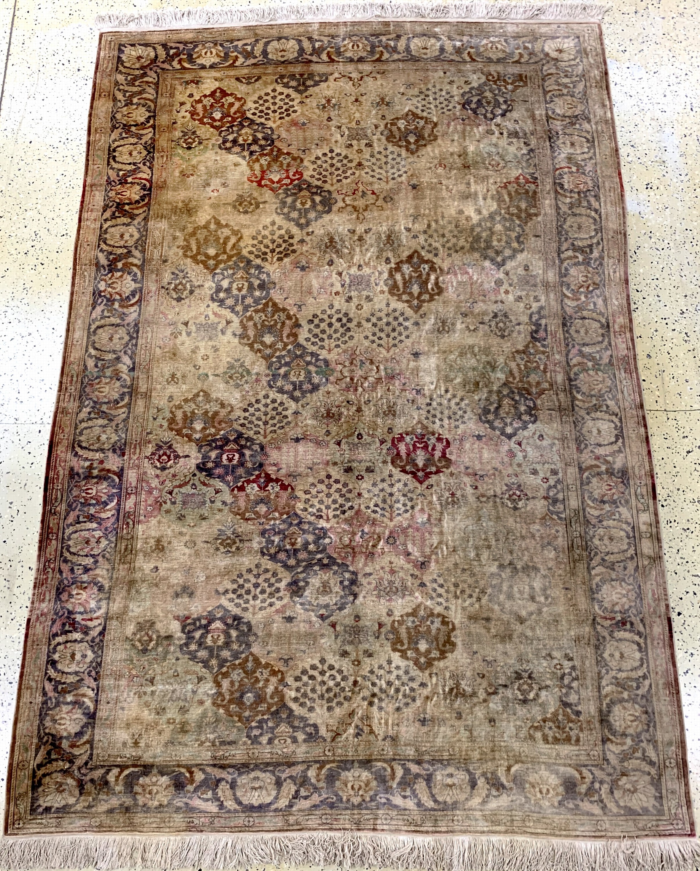 Image 27008396 - Seiden Kayseri alt, Türkei, um 1930-1940, reine Naturseide, ca. 300 x 206 cm, EHZ: 2, ...