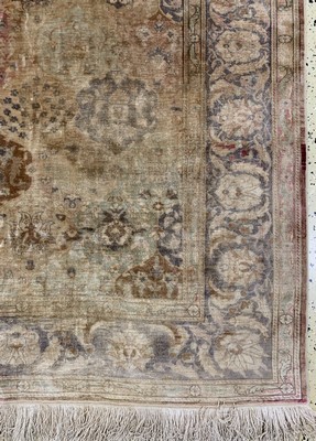 27008396a - Seiden Kayseri alt, Türkei, um 1930-1940, reine Naturseide, ca. 300 x 206 cm, EHZ: 2, ...