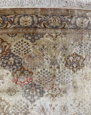 27008396h - Seiden Kayseri alt, Türkei, um 1930-1940, reine Naturseide, ca. 300 x 206 cm, EHZ: 2, ...