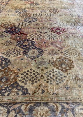 27008396j - Seiden Kayseri alt, Türkei, um 1930-1940, reine Naturseide, ca. 300 x 206 cm, EHZ: 2, ...