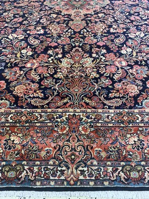 27008405k - Us Re-Import Sarogh, Persien, um 1930-1940,Korkwolle auf Baumwolle, ca. 356 x 276 cm, ...