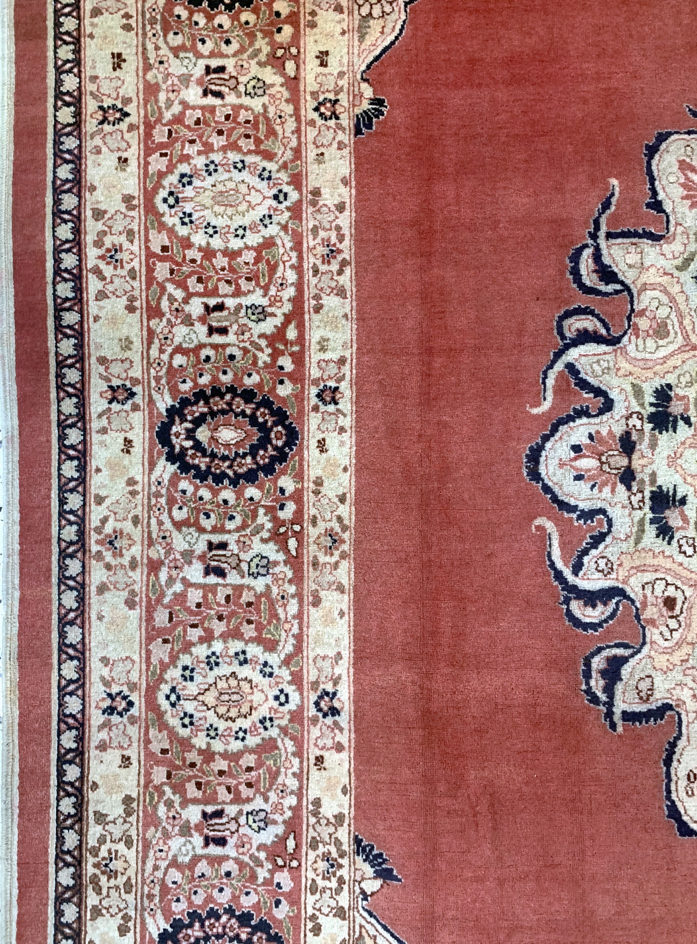 Detail d: Täbriz"Hadji-Jalili"antik, Persien, um 1900, Wolle auf Baumwolle, ca. 387 x 265 cm, gereinigt, EHZ: 2-3