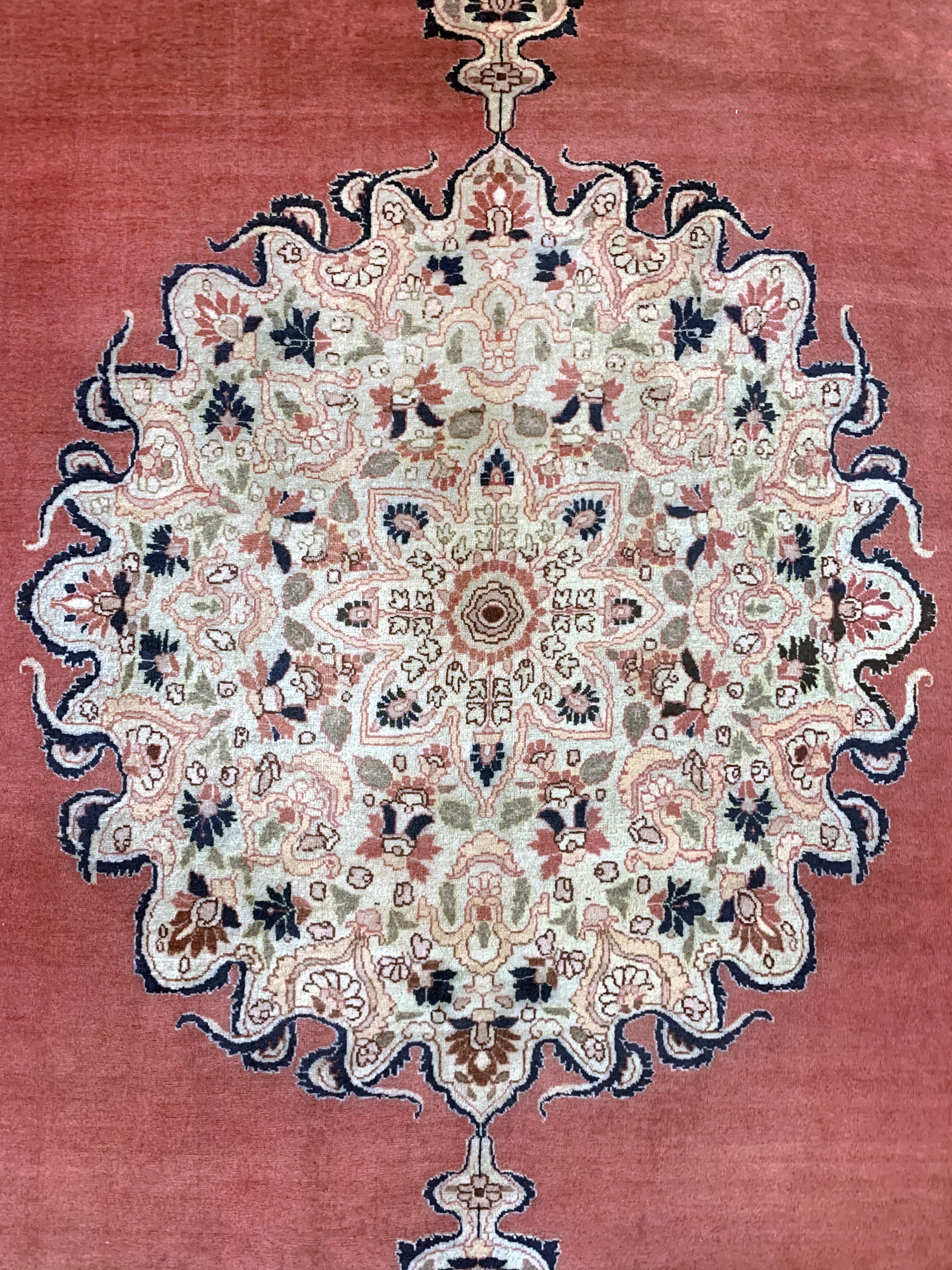 Detail e: Täbriz"Hadji-Jalili"antik, Persien, um 1900, Wolle auf Baumwolle, ca. 387 x 265 cm, gereinigt, EHZ: 2-3
