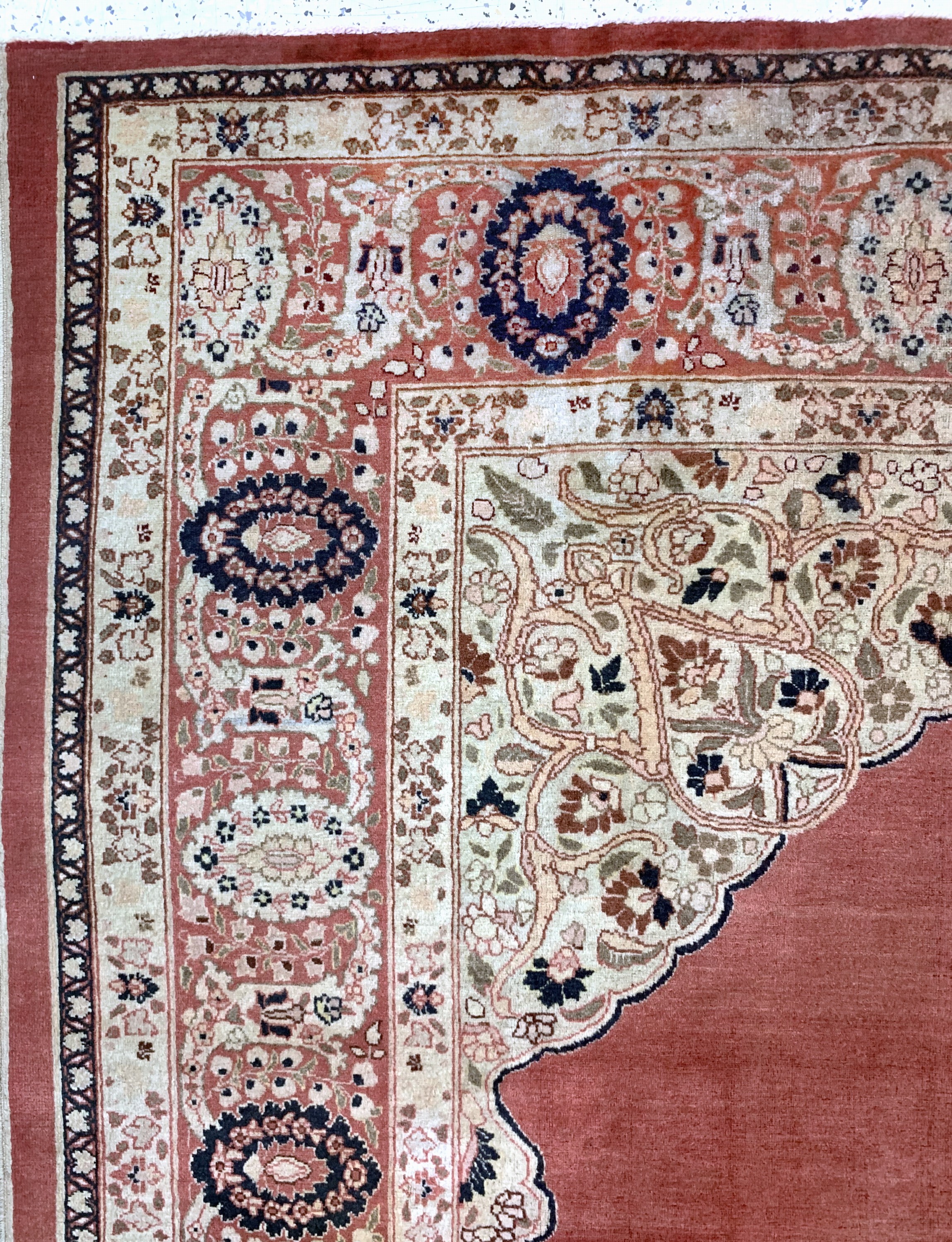 Detail g: Täbriz"Hadji-Jalili"antik, Persien, um 1900, Wolle auf Baumwolle, ca. 387 x 265 cm, gereinigt, EHZ: 2-3