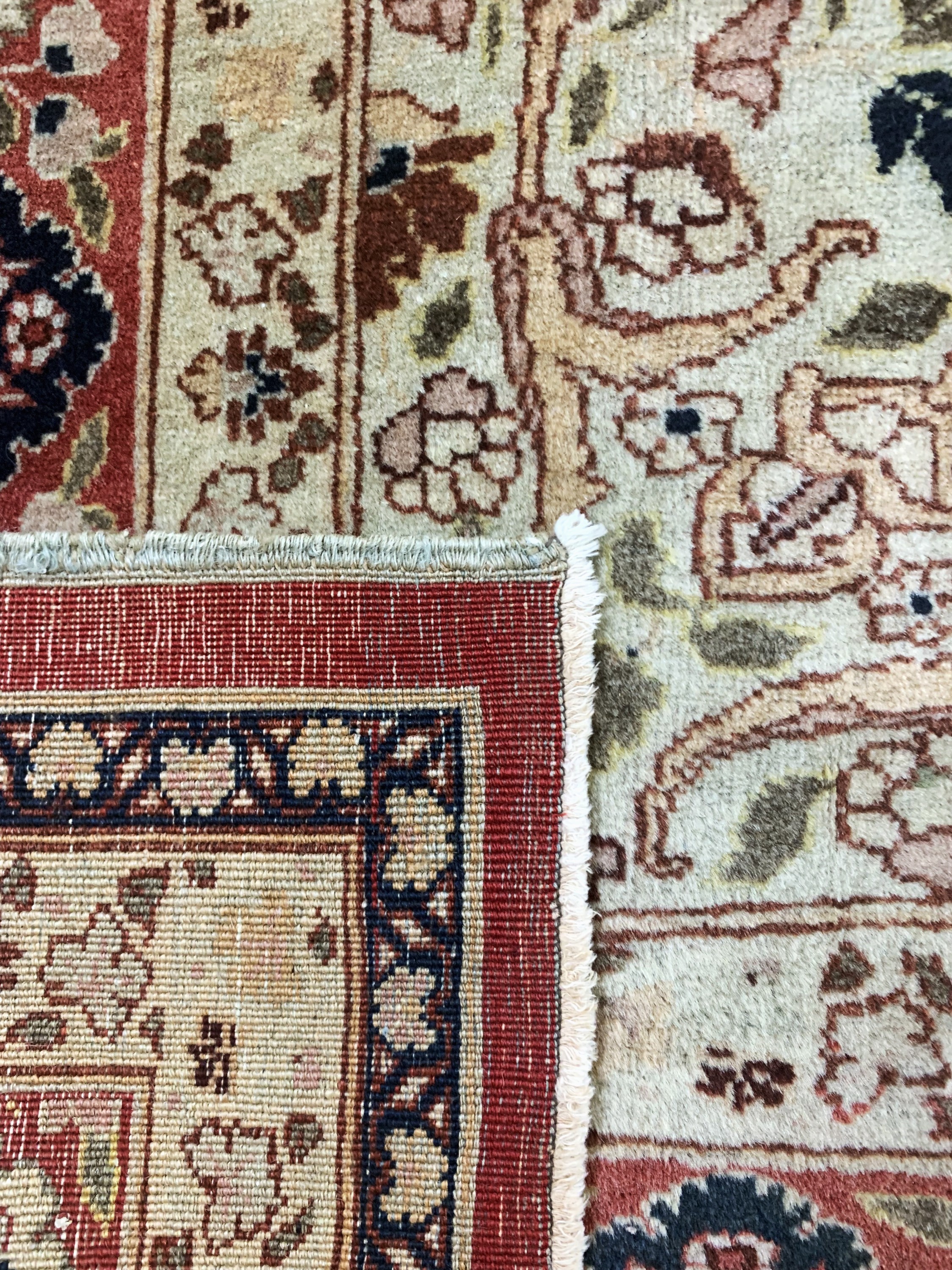 Detail k: Täbriz"Hadji-Jalili"antik, Persien, um 1900, Wolle auf Baumwolle, ca. 387 x 265 cm, gereinigt, EHZ: 2-3