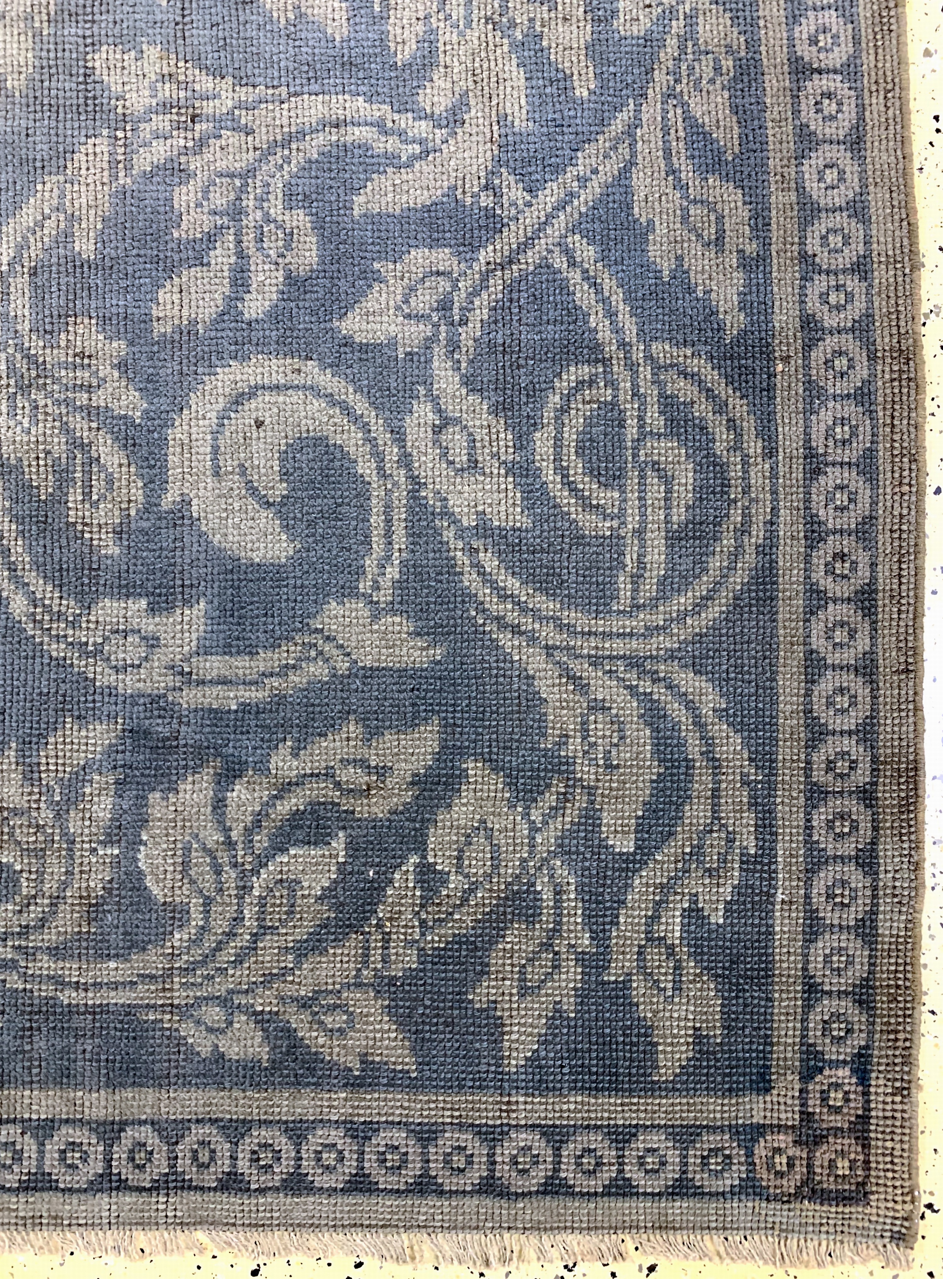 Detail a: Antiker Alcaraz/Cuenca, Spanien, 19.Jhd, Wolle auf Wolle, ca. 376 x 270 cm, EHZ: 2-3