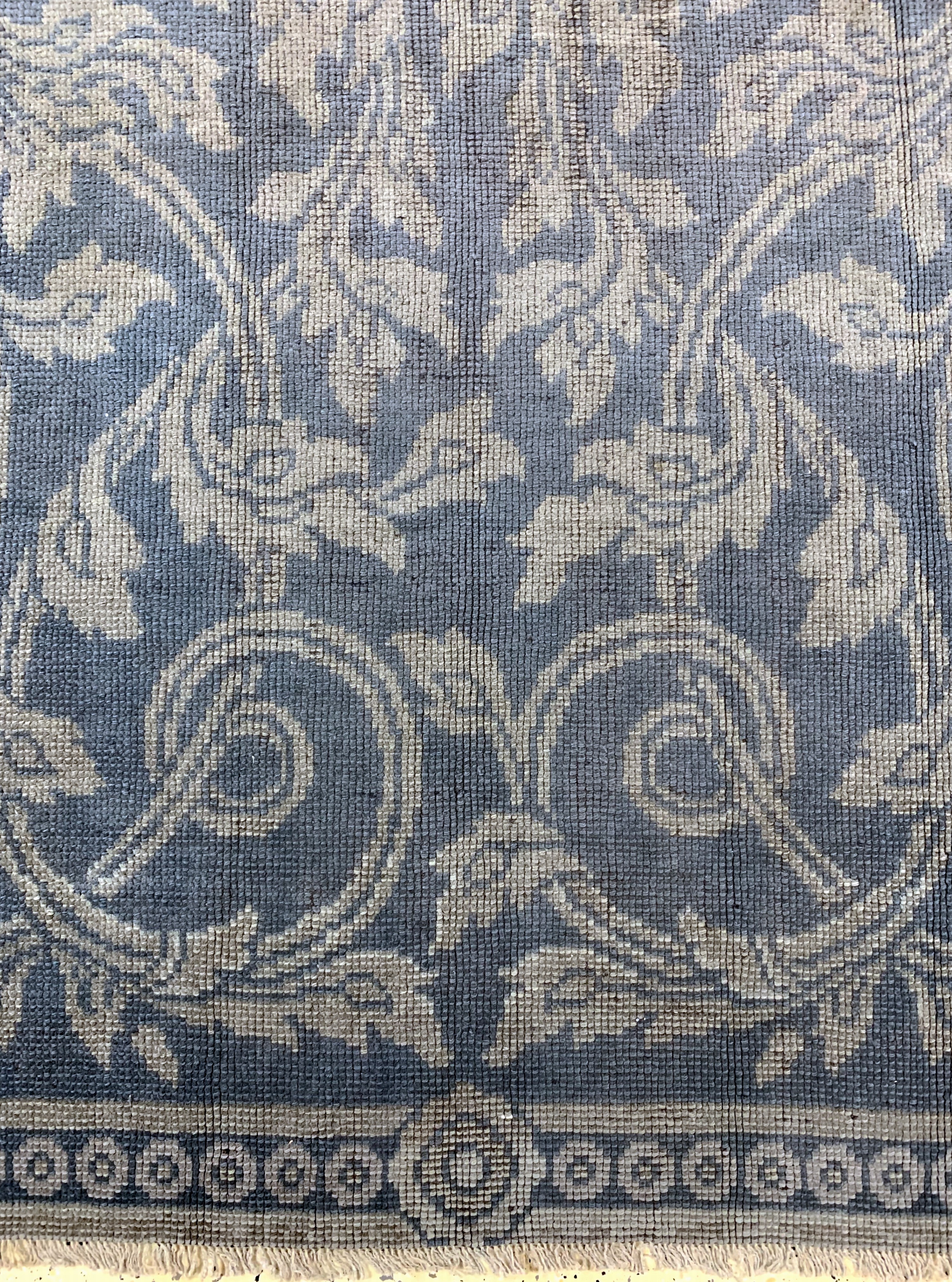 Detail b: Antiker Alcaraz/Cuenca, Spanien, 19.Jhd, Wolle auf Wolle, ca. 376 x 270 cm, EHZ: 2-3