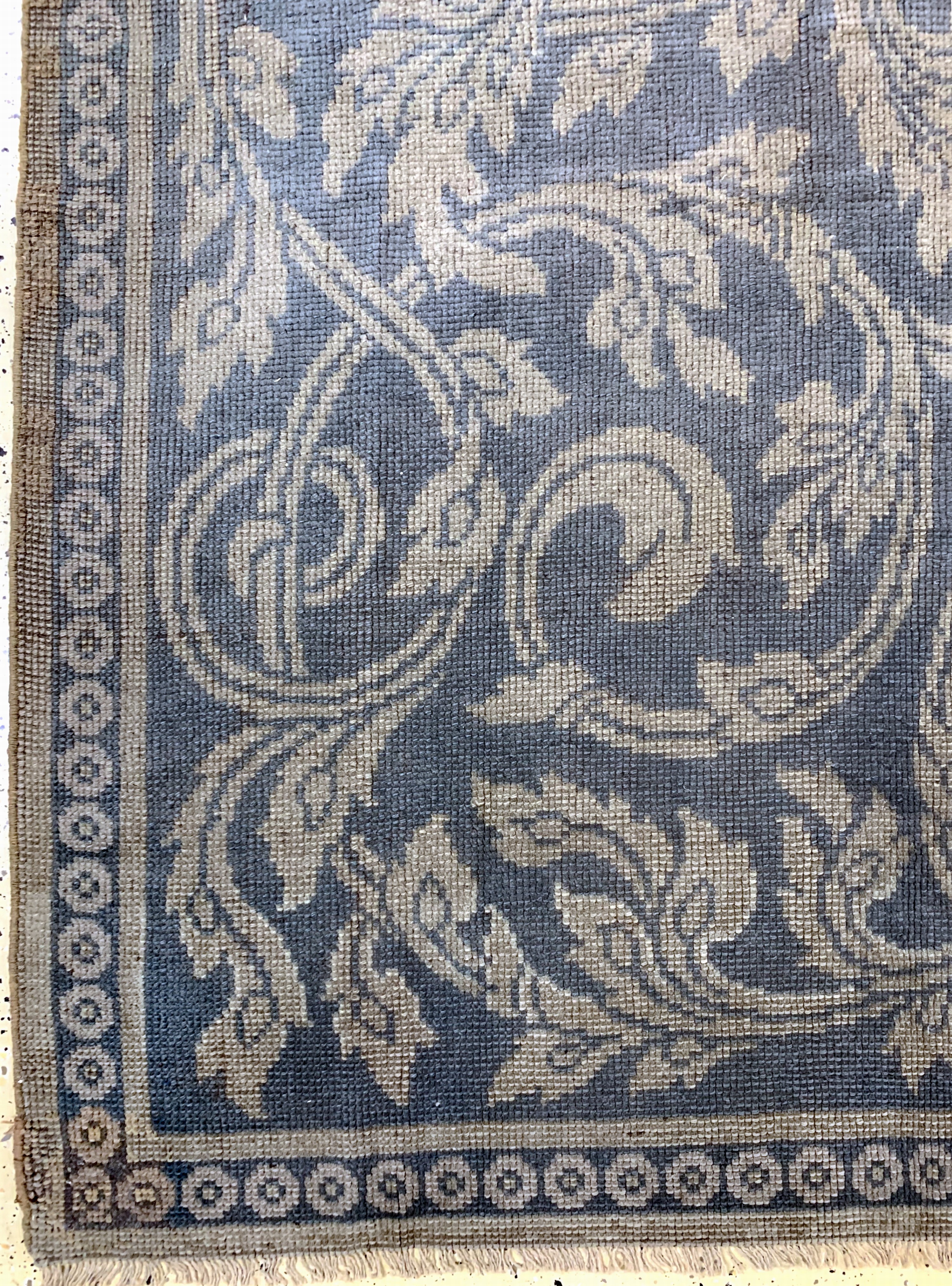 Detail c: Antiker Alcaraz/Cuenca, Spanien, 19.Jhd, Wolle auf Wolle, ca. 376 x 270 cm, EHZ: 2-3