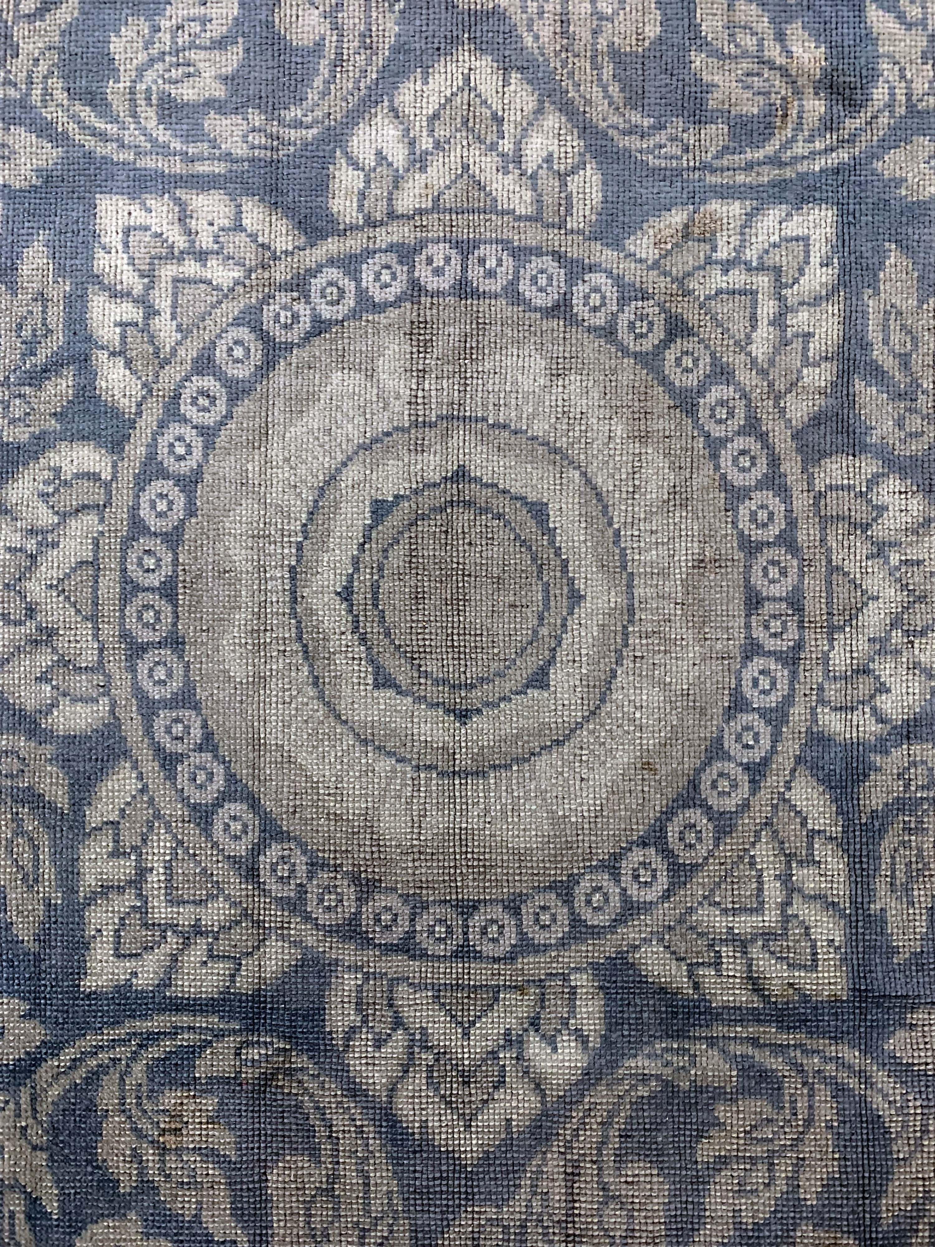 Detail e: Antiker Alcaraz/Cuenca, Spanien, 19.Jhd, Wolle auf Wolle, ca. 376 x 270 cm, EHZ: 2-3