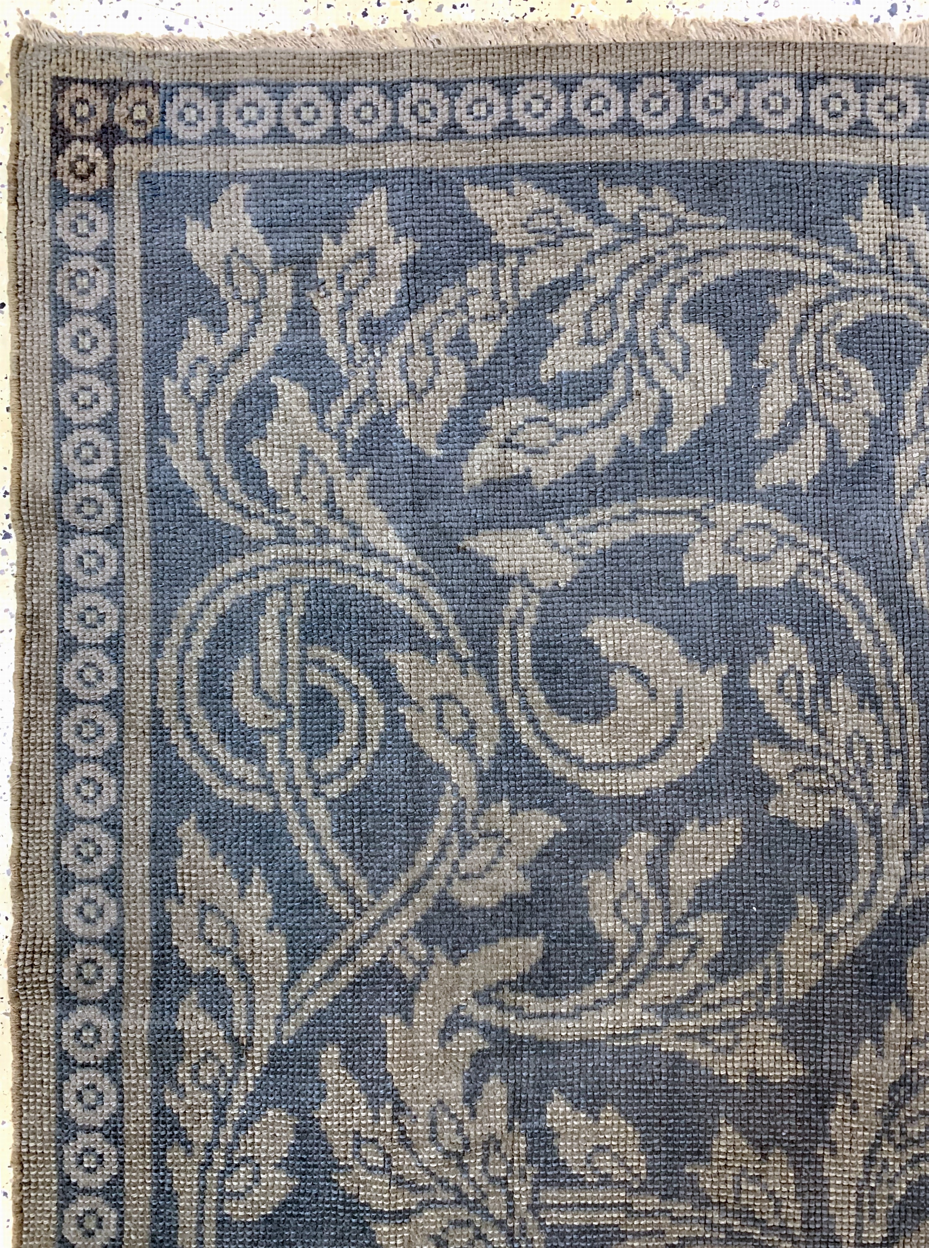 Detail g: Antiker Alcaraz/Cuenca, Spanien, 19.Jhd, Wolle auf Wolle, ca. 376 x 270 cm, EHZ: 2-3