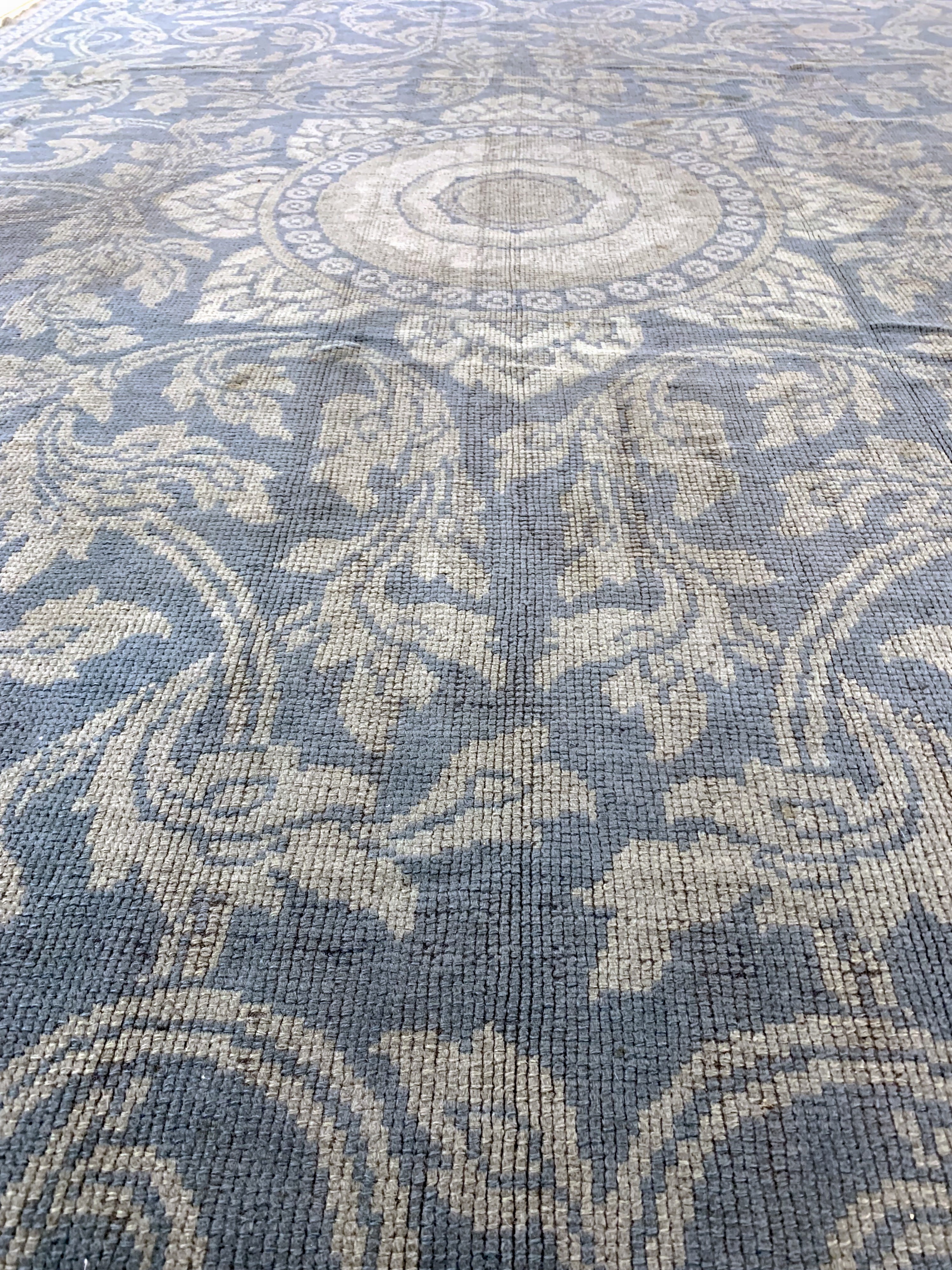 Detail j: Antiker Alcaraz/Cuenca, Spanien, 19.Jhd, Wolle auf Wolle, ca. 376 x 270 cm, EHZ: 2-3