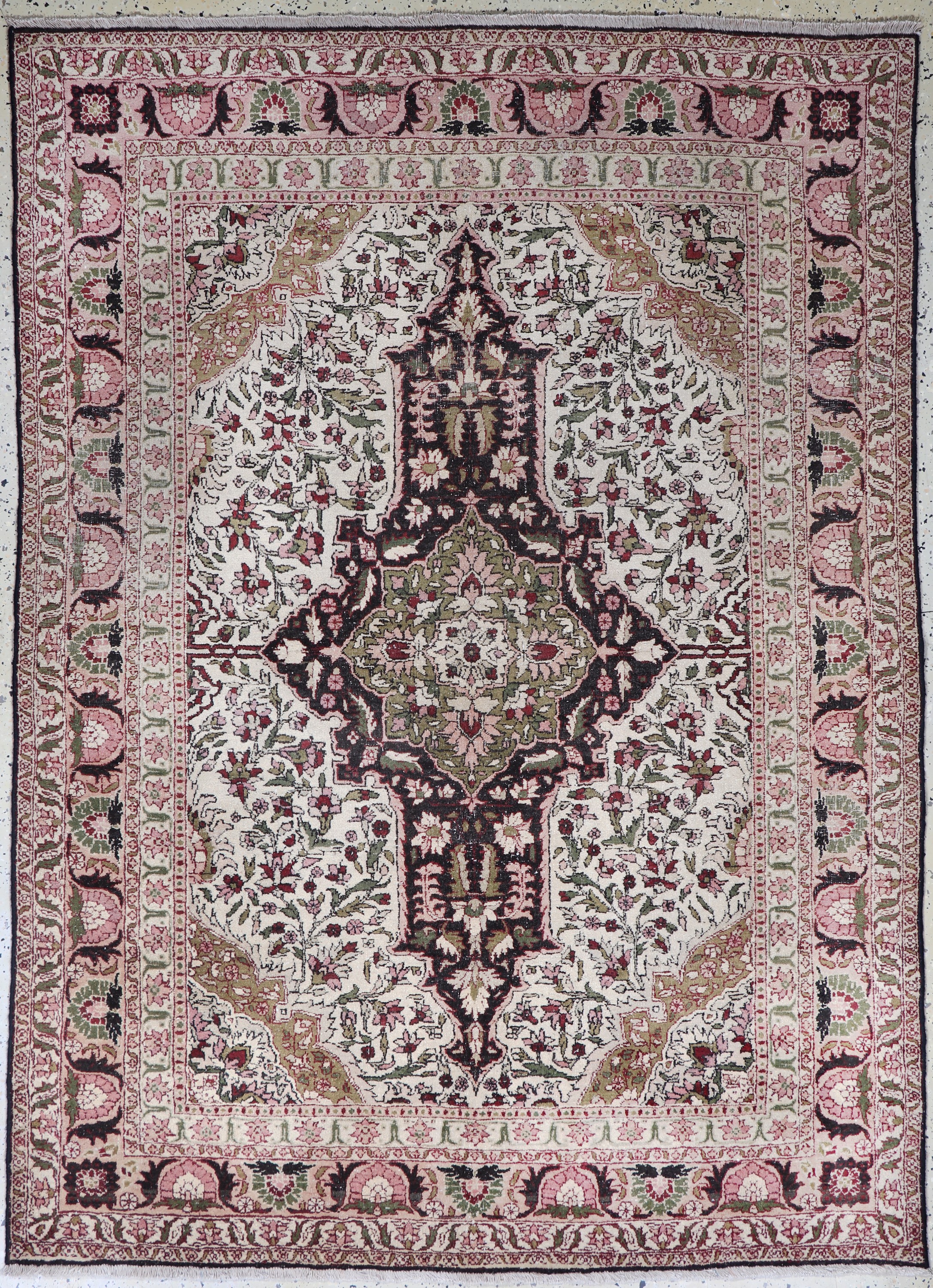 Image 27008581 - Antiker Amritsa, Indien, um 1900, Wolle aufBaumwolle, ca. 204 x 150 cm, gereinigt, EHZ: ...