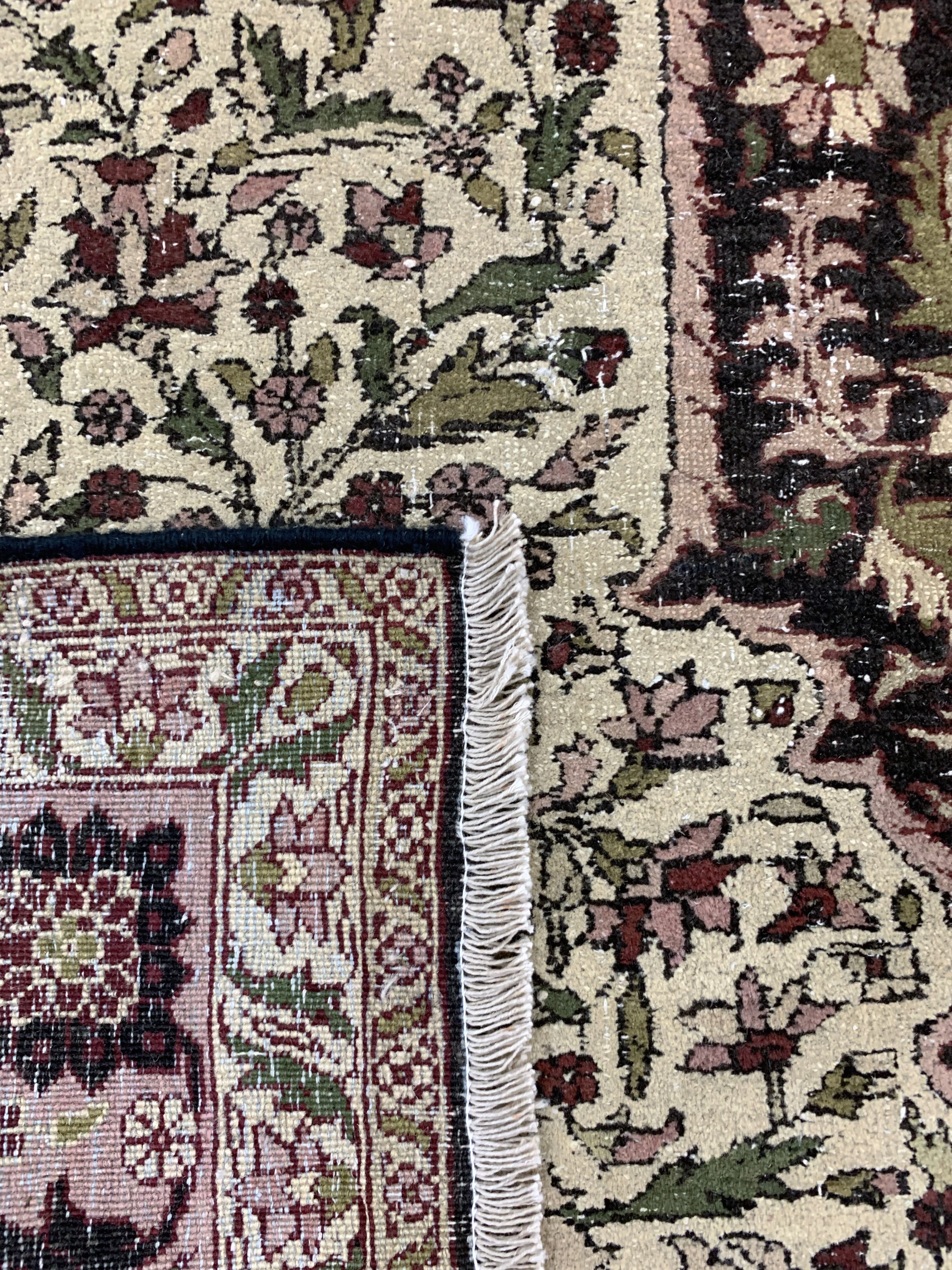 Detail g: Antiker Amritsa, Indien, um 1900, Wolle aufBaumwolle, ca. 204 x 150 cm, gereinigt, EHZ: 2