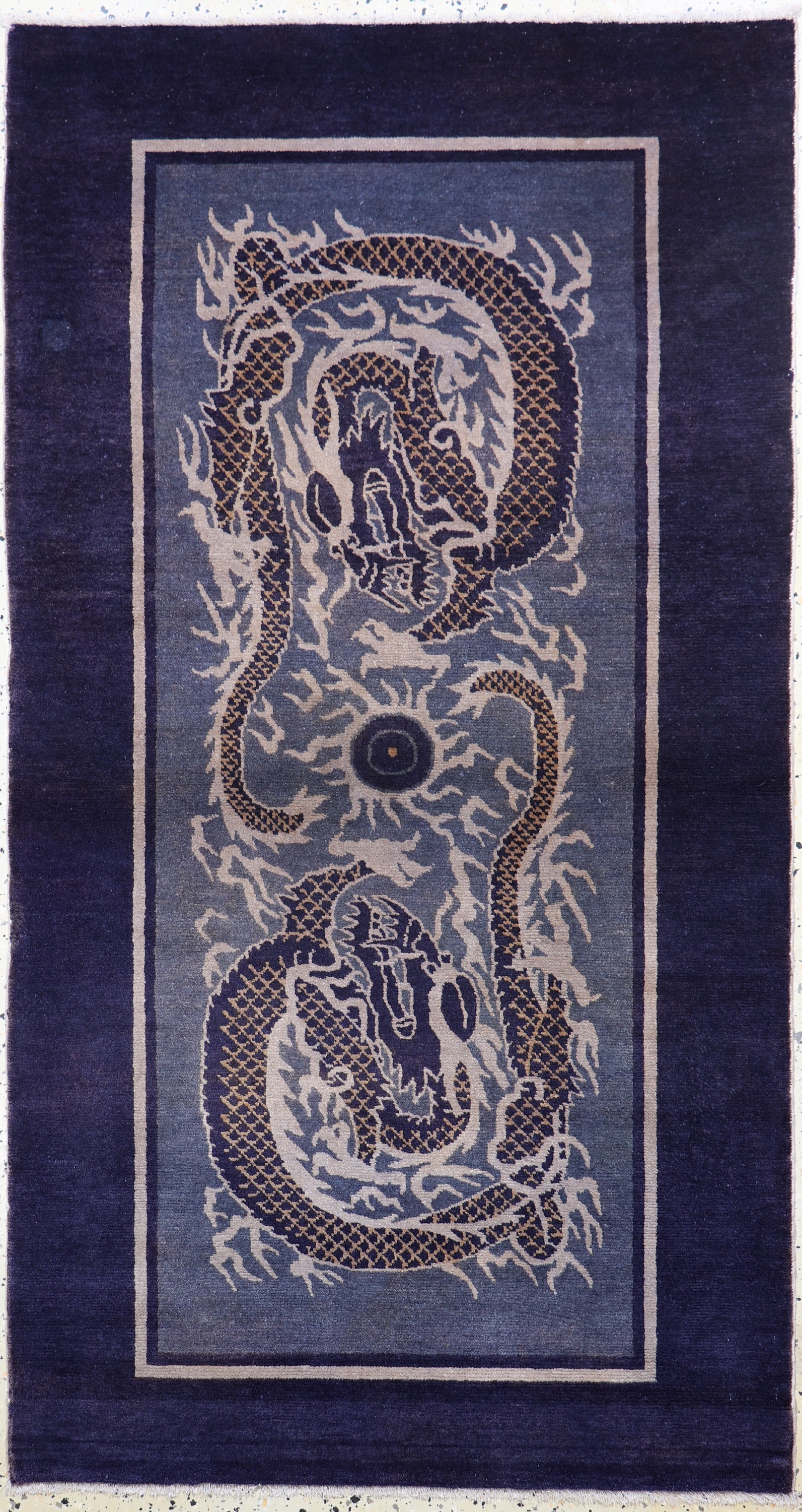Image 27008587 - Peking´Drachen-Teppich´, China, um 1900, Wolle auf Baumwolle, ca. 183 x 100 cm, EHZ: ...