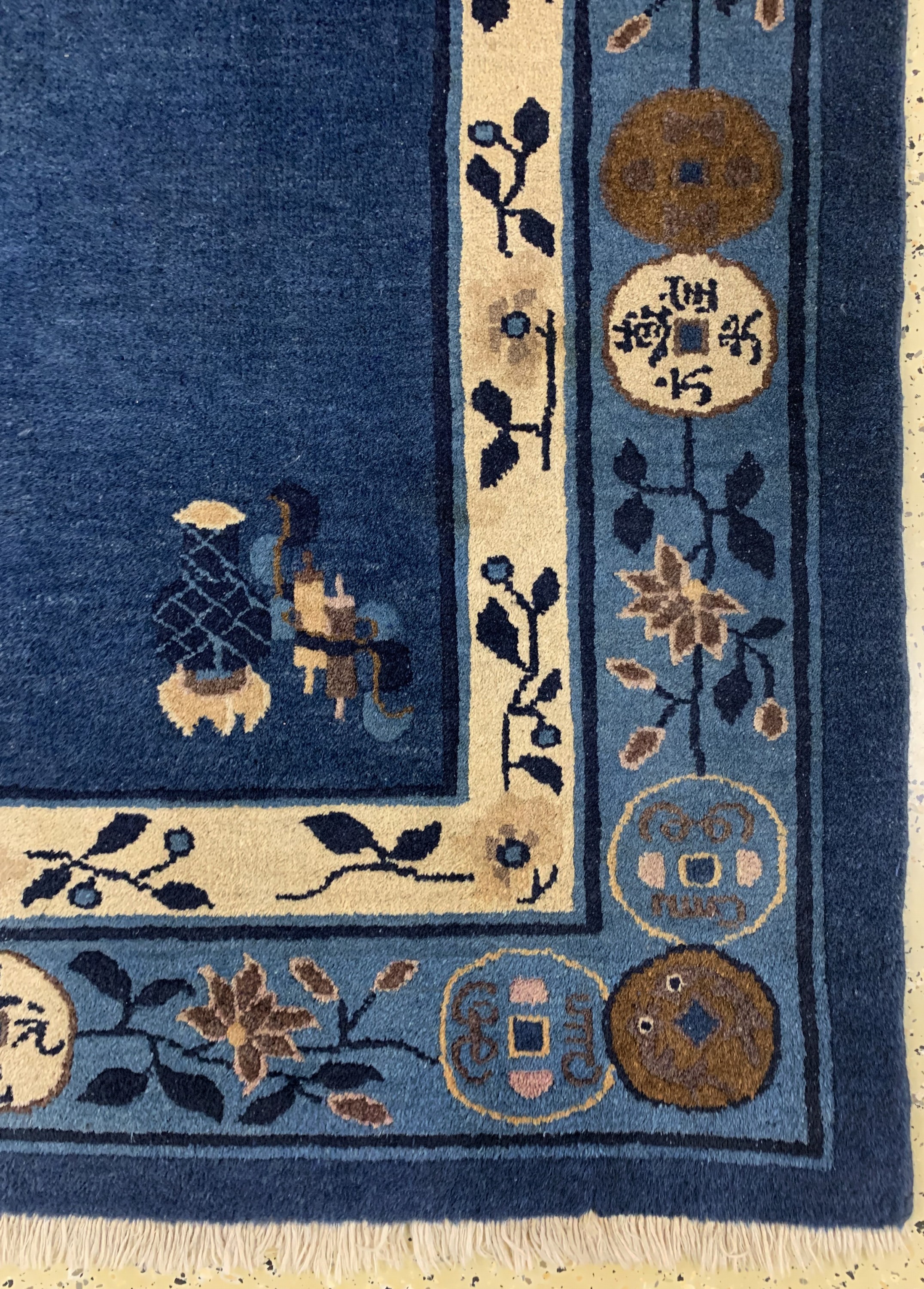 Detail a: Antiker Peking, China, um 1900, Wolle auf Baumwolle, ca. 267 x 188 cm, gereinigt, EHZ: 2