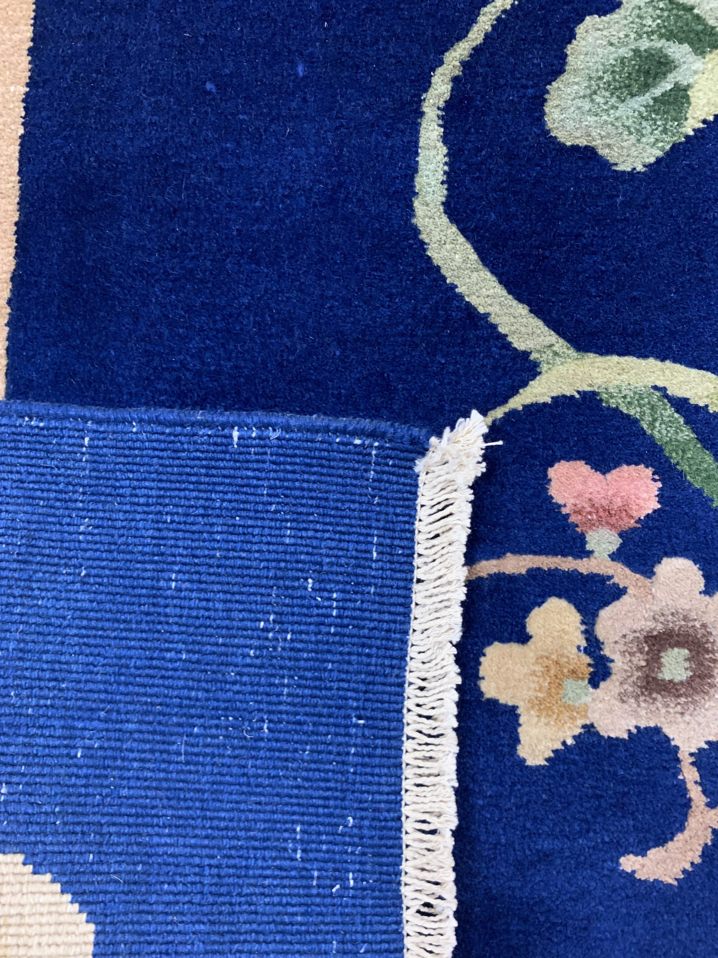Detail f: Peking"Art-Deco"fein, China, um 1920-1930, Korkwolle auf Baumwolle, ca. 342 x 250 cm, gereinigt, (nahezu neuwertig)