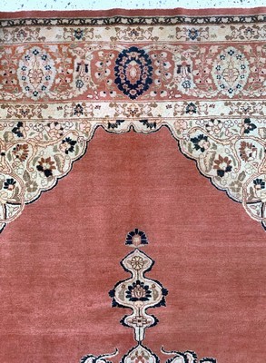 27008579h - Täbriz´Hadji-Jalili´antik, Persien, um 1900, Wolle auf Baumwolle, ca. 387 x 265 cm, ...