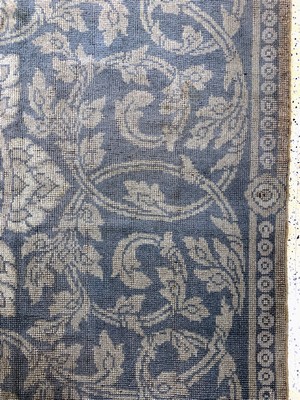 27008580f - Antiker Alcaraz/Cuenca, Spanien, 19.Jhd, Wolle auf Wolle, ca. 376 x 270 cm, EHZ: 2-3