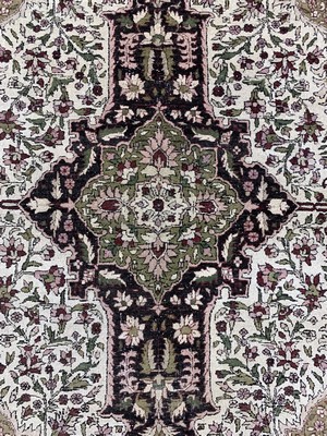 27008581c - Antiker Amritsa, Indien, um 1900, Wolle aufBaumwolle, ca. 204 x 150 cm, gereinigt, EHZ: ...