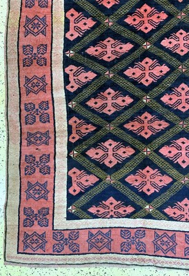 27008583b - Antiker Karabagh´Kelley´, Kaukasus, datiert1331(1909), Wolle auf Wolle, ca. 460 x 223 ...