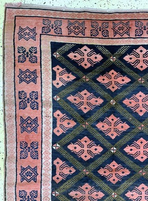 27008583e - Antiker Karabagh´Kelley´, Kaukasus, datiert1331(1909), Wolle auf Wolle, ca. 460 x 223 ...