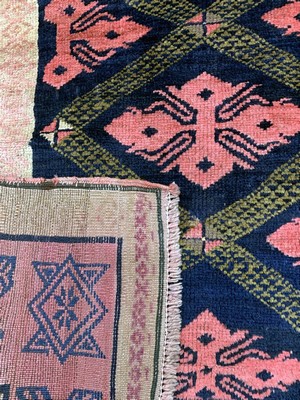 27008583j - Antiker Karabagh´Kelley´, Kaukasus, datiert1331(1909), Wolle auf Wolle, ca. 460 x 223 ...