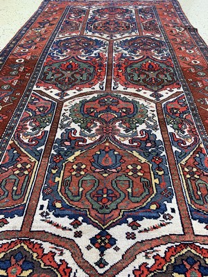27008584f - Kurdischer´Dorfteppich´antik, Persien, 19.Jhd, Wolle auf Wolle, ca. 470 x 140 cm, ...