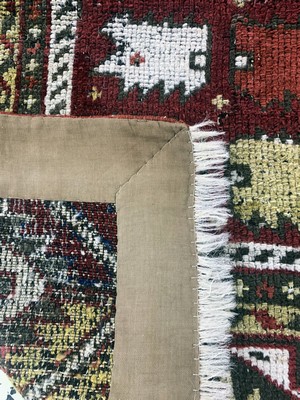 27008596e - Antiker Bergama, Türkei, 19.Jhd, Wolle auf Wolle, ca. 96 x 85 cm, EHZ: 2, ...