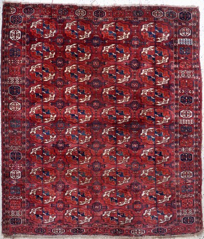 Image Tekke´Hauptteppich´antik, Turkmenistan, 19.Jhd, Wolle auf Wolle, ca. 235 x 200 cm, EHZ: ...