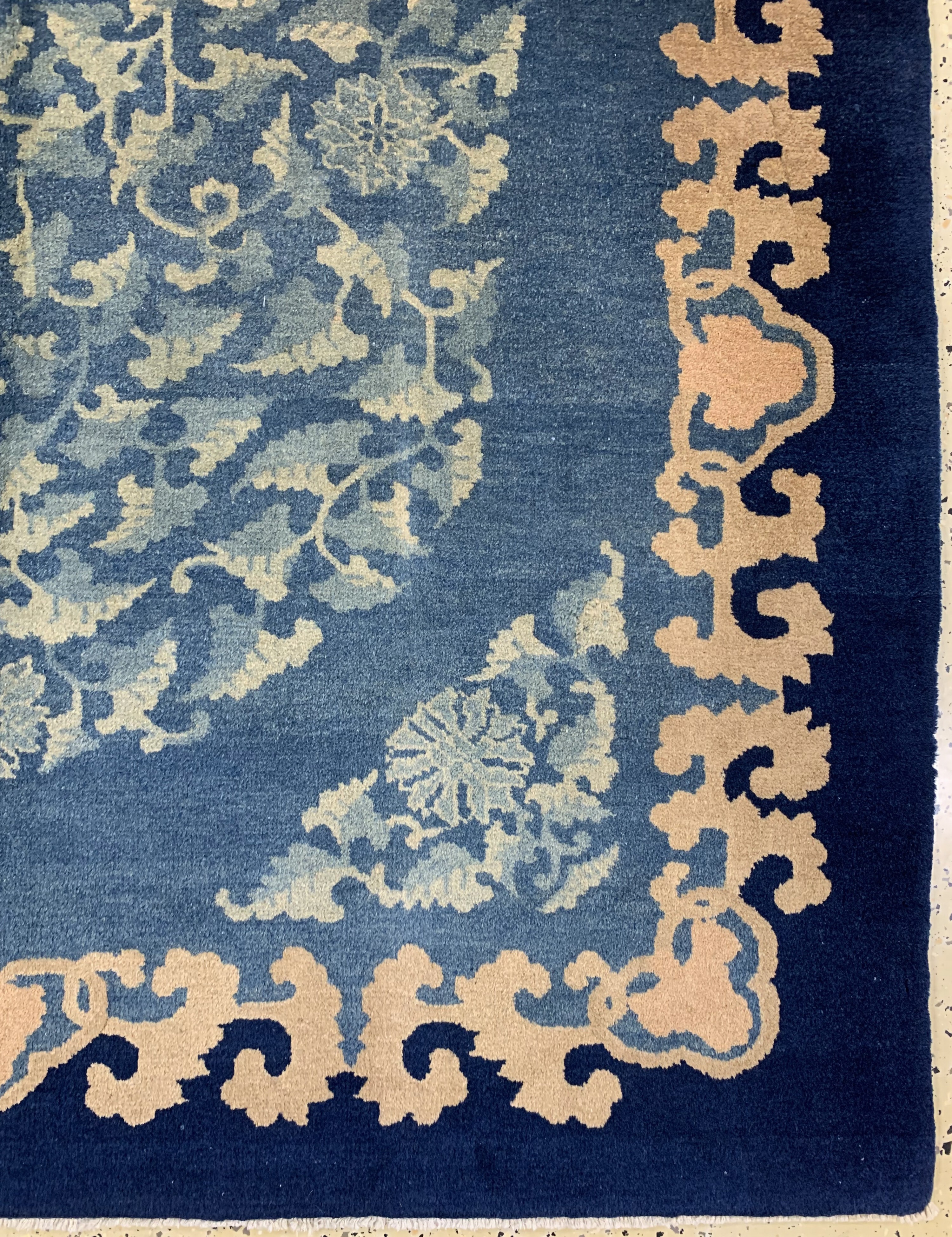 Detail a: Peking"Art-Deco"alt, China, um 1920, Wolle auf Baumwolle, ca. 233 x 153 cm, gereinigt, EHZ: 1-2