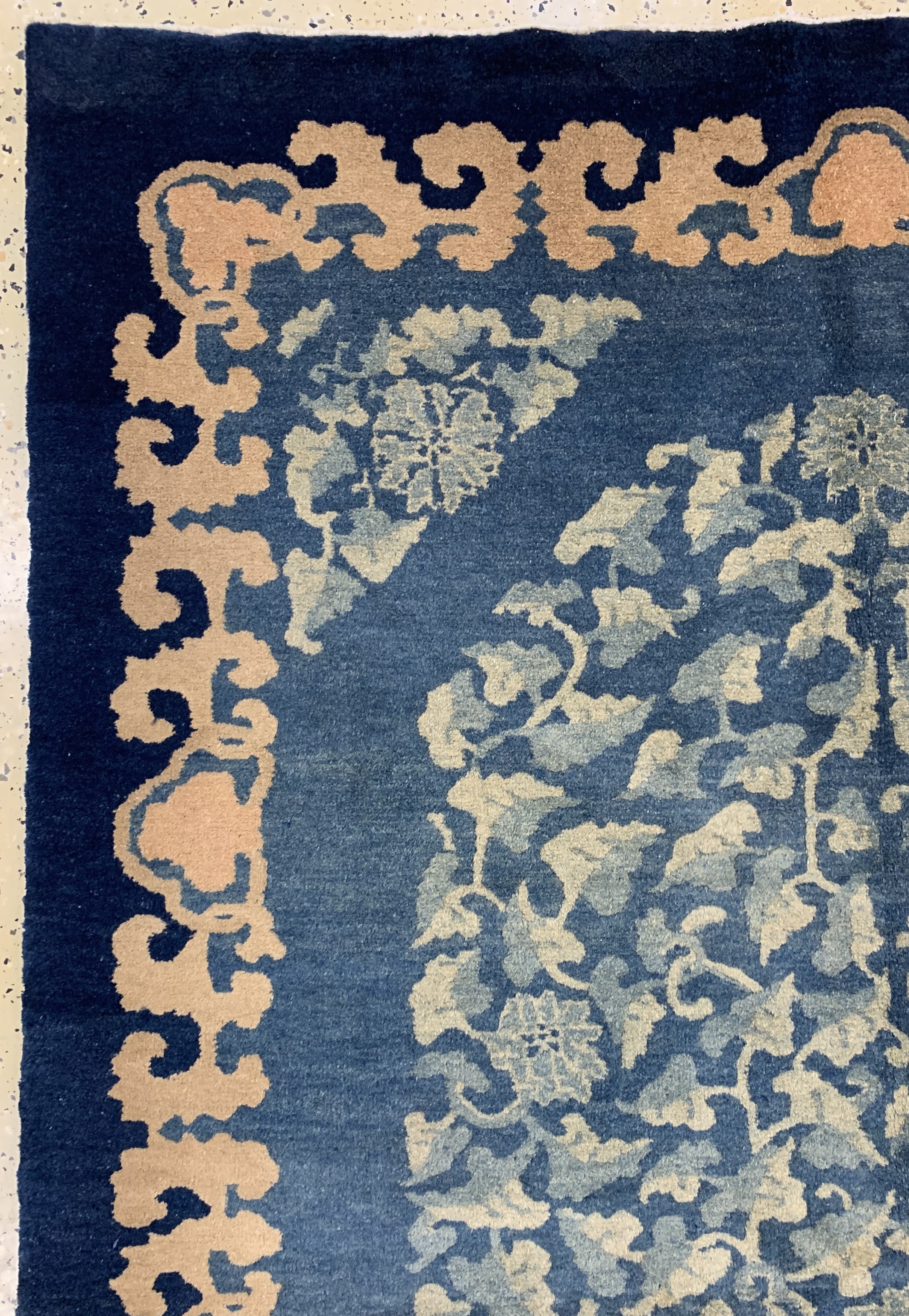 Detail c: Peking"Art-Deco"alt, China, um 1920, Wolle auf Baumwolle, ca. 233 x 153 cm, gereinigt, EHZ: 1-2
