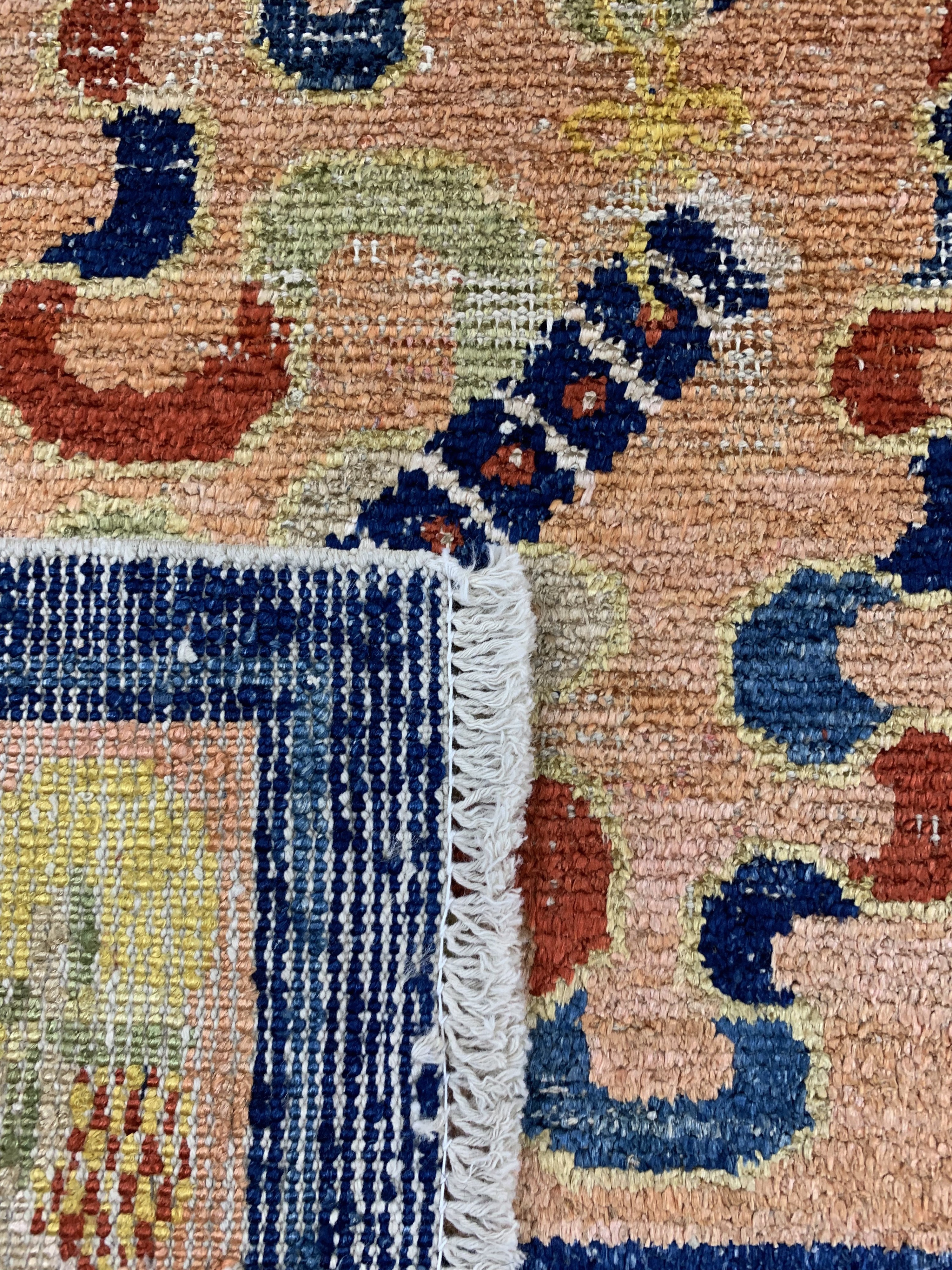 Detail e: Seiden Ning-Hsia antik, China, um 1900, Seide auf Baumwolle, ca. 175 x 92 cm, EHZ: 3