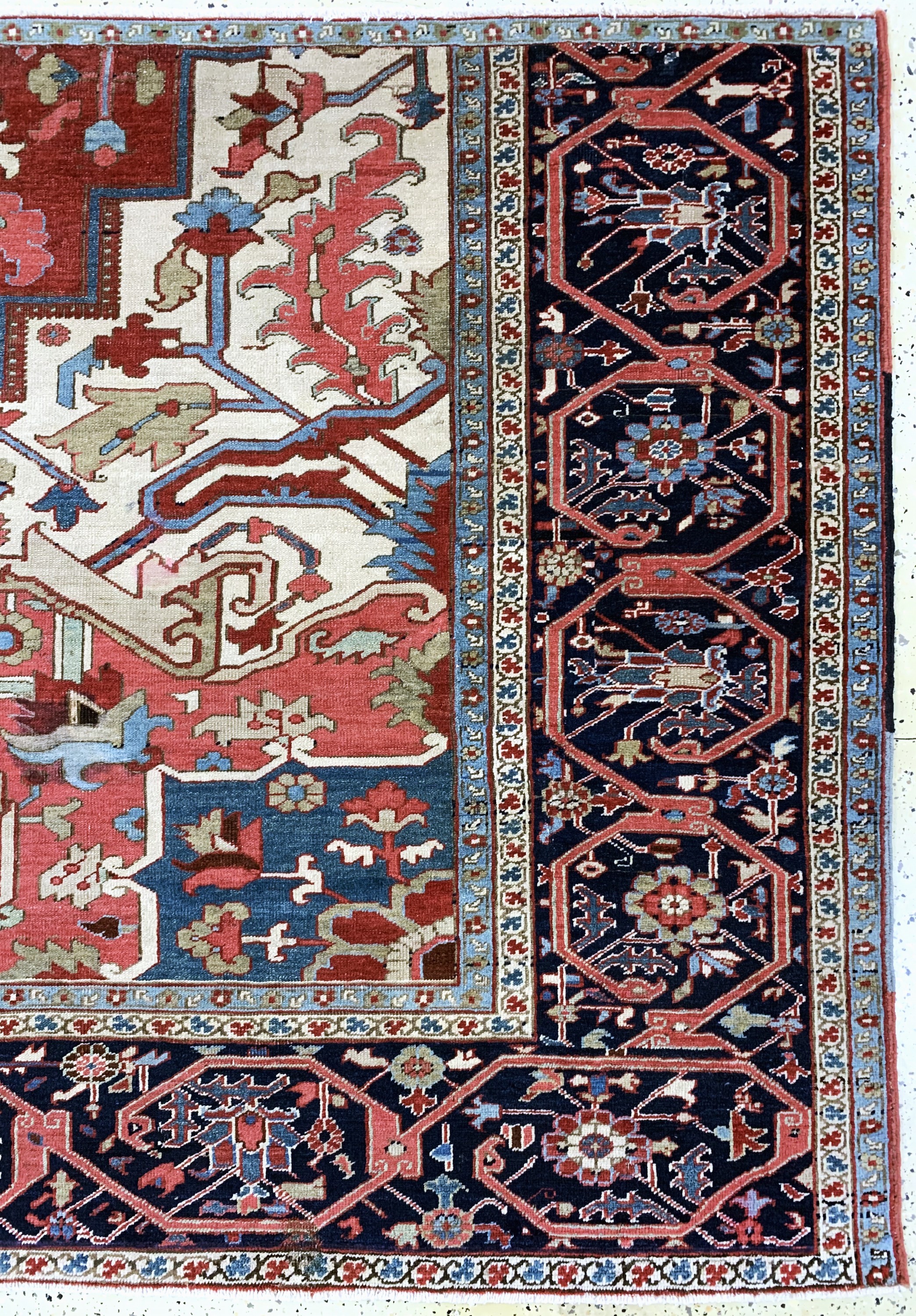 Detail a: Antikes Fragment, Turkey, um 1900, Wolle auf Baumwolle, ca. 152 x 190 cm, EHZ: 2