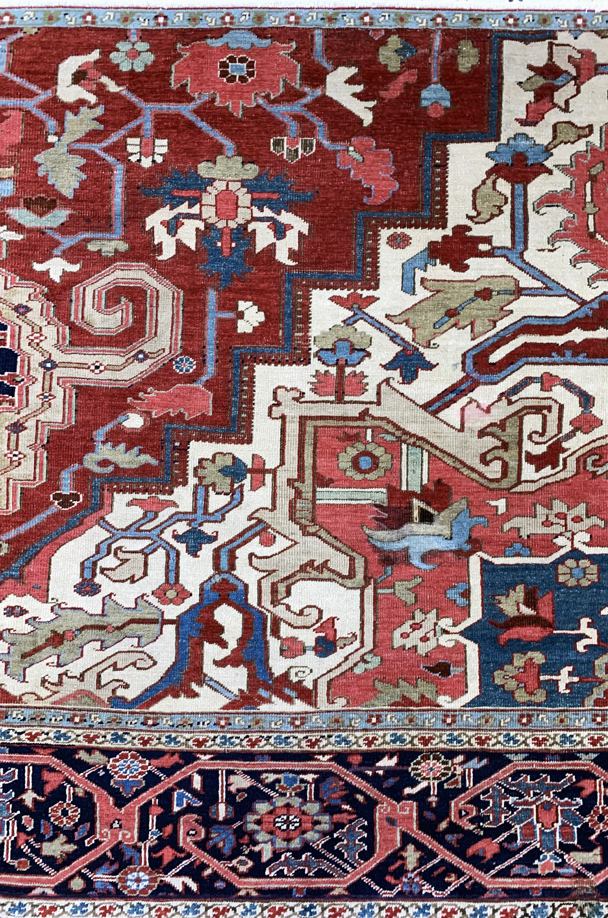 Detail c: Antikes Fragment, Turkey, um 1900, Wolle auf Baumwolle, ca. 152 x 190 cm, EHZ: 2