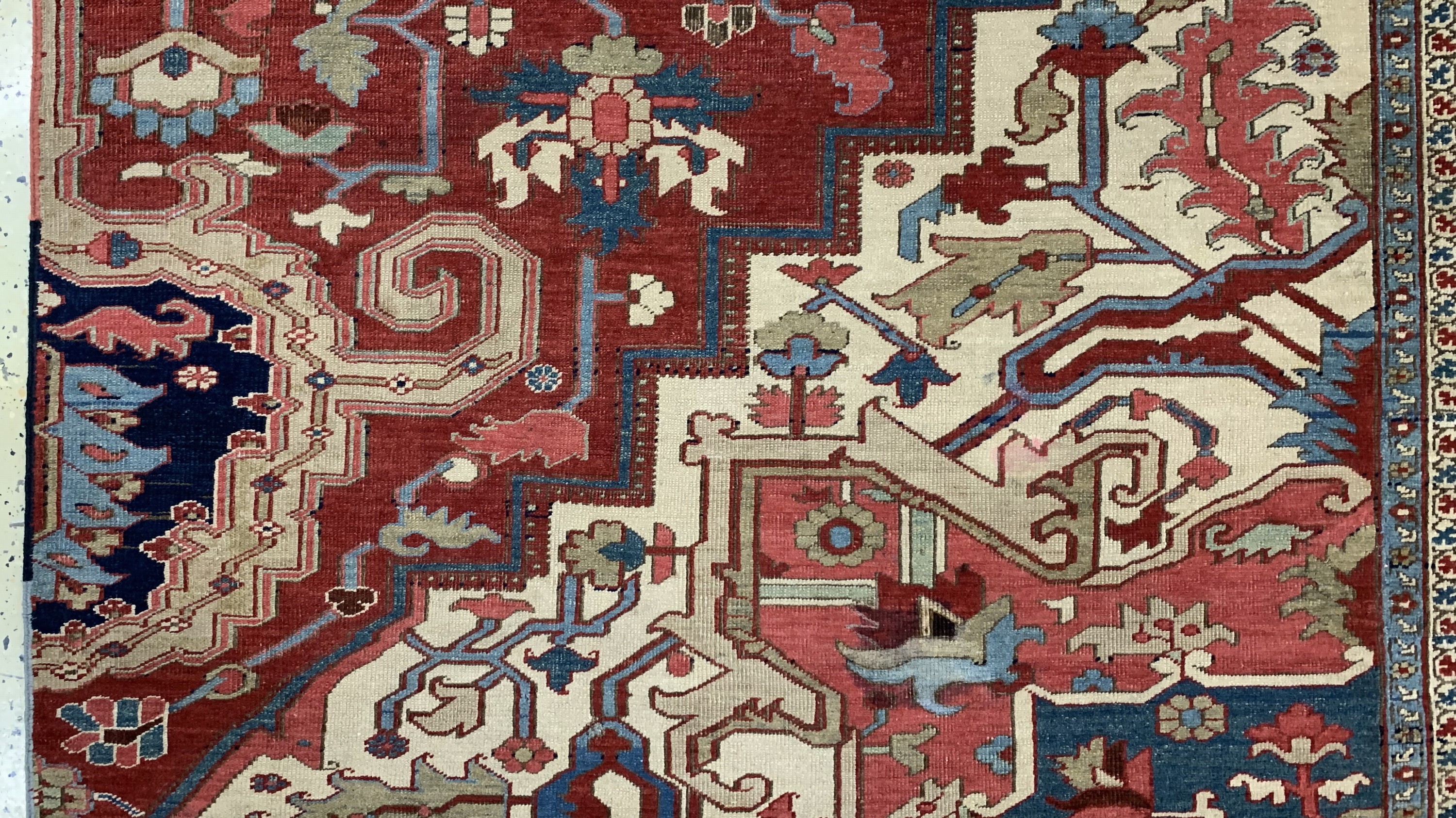 Detail d: Antikes Fragment, Turkey, um 1900, Wolle auf Baumwolle, ca. 152 x 190 cm, EHZ: 2