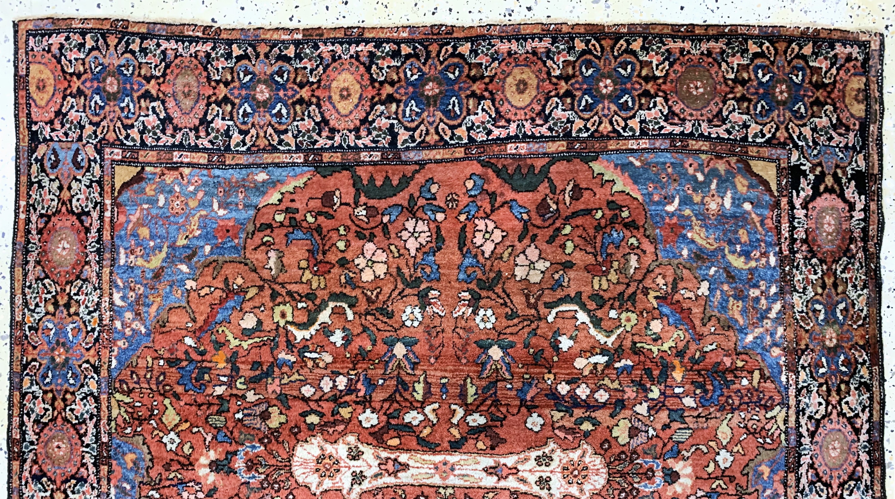 Detail a: Sarogh"Farahan"antik, Persien, um 1900, Wolle auf Baumwolle, ca. 190 x 132 cm, EHZ: 2