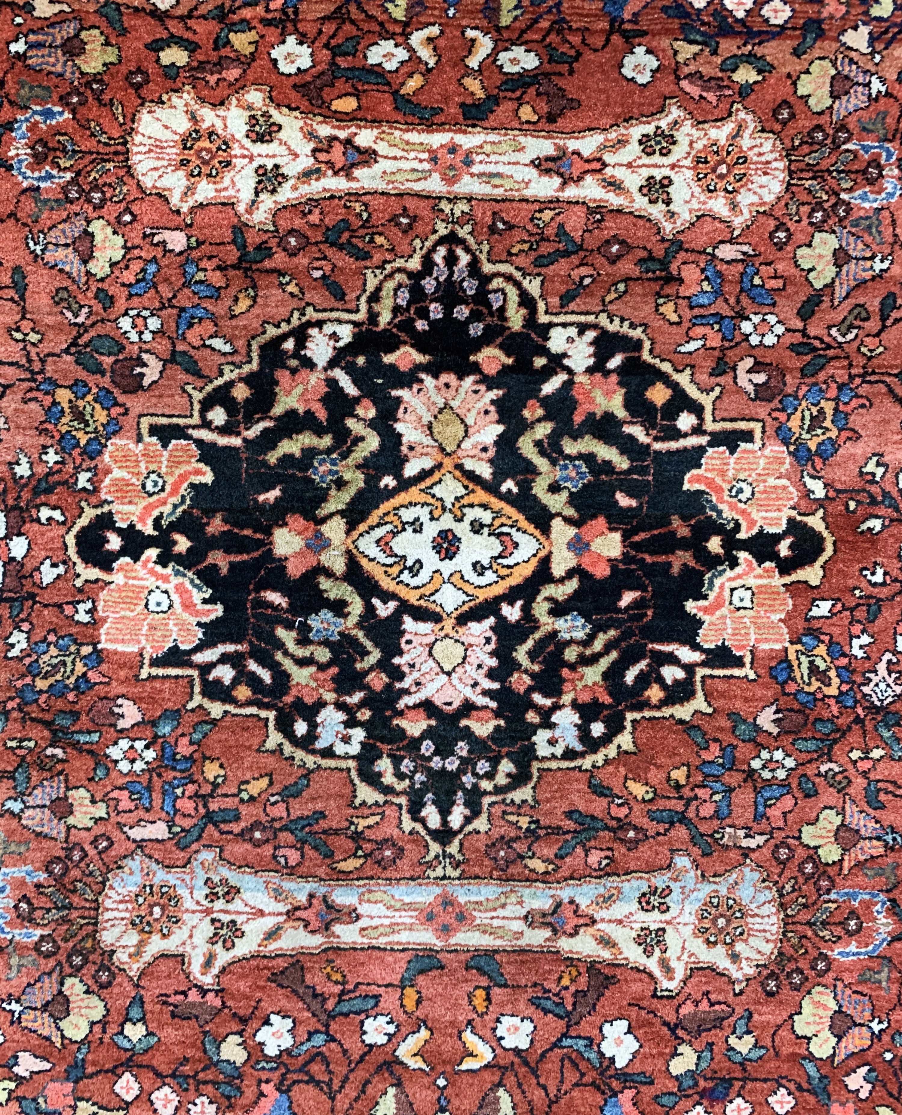 Detail d: Sarogh"Farahan"antik, Persien, um 1900, Wolle auf Baumwolle, ca. 190 x 132 cm, EHZ: 2