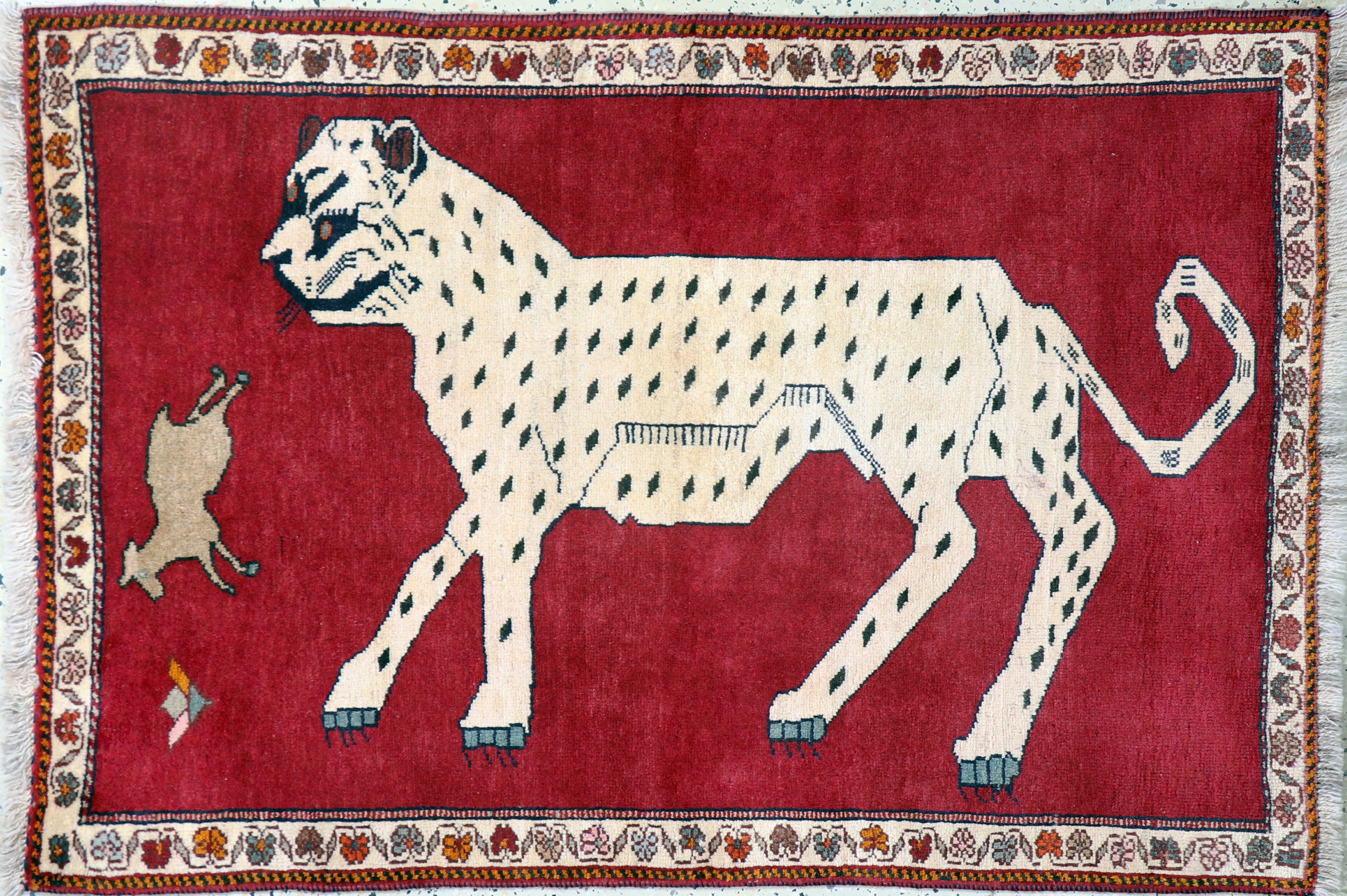 Image 27008622 - Gabbeh alt, Persien, ca. 50 Jahre, Wolle auf Wolle, ca. 148 x 101 cm Schätzpreis: 990, ...